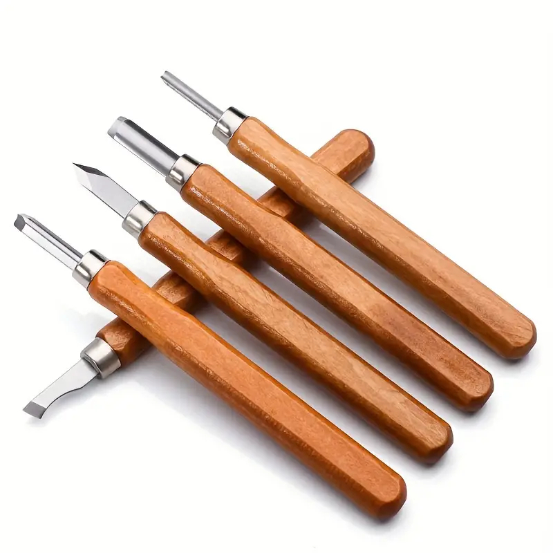 Medžio drožybos peilių rinkinys – daugiafunkcis įrankis medžio drožybai ir guminių antspaudų graviravimui