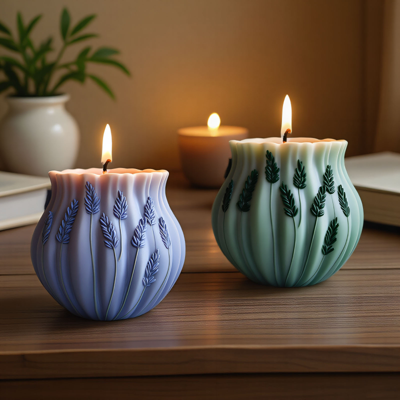 Nolaibao Silikonski kalup za svijeće – Nepravilni oblik, silikon visoke kvalitete, kalup za pečenje torti