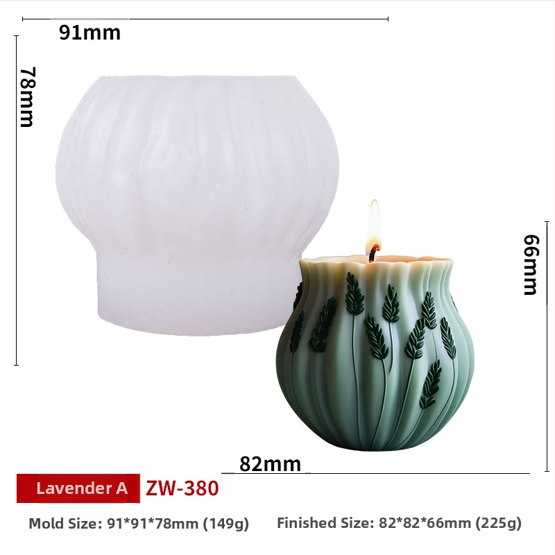 Nolaibao Silikónová forma na sviečky – Nepravidelný tvar, potravinársky silikón, forma na pečenie/torty