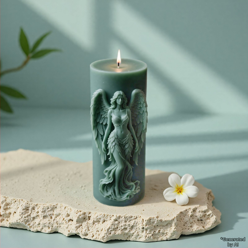 Nolape silikónová forma na sviečky, nepravidelný tvar, DIY difúzny kameň