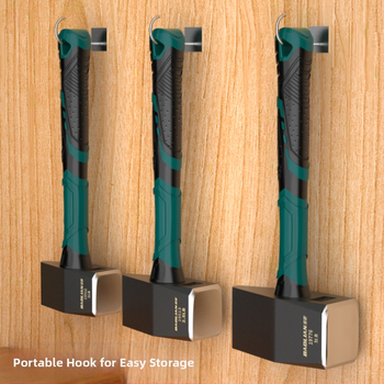 Σφυρί θραύσης λίθων για κατασκευές – κεφαλή από χάλυβα υψηλού άνθρακα, ανθεκτικό στους κραδασμούς, βαριά κατασκευή