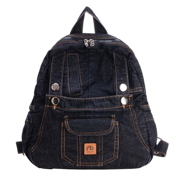 Unisex ruksak od pamuka sa zatvaračem, džep za mobitel i trodimenzionalni dizajn