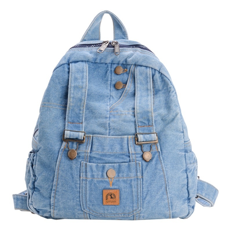 Unisex ruksak od pamuka sa zatvaračem, džep za mobitel i trodimenzionalni dizajn