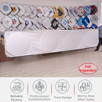 Πάνελ σκίασης φορτηγού με αυτοκόλλητη εγκατάσταση, υλικό ασημένια ταινία, γενική συμβατότητα, βάρος 0.52 kg