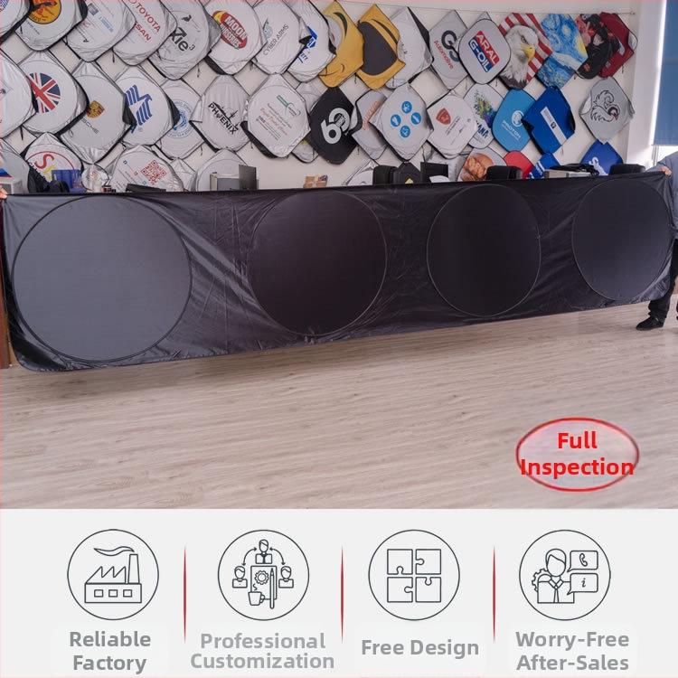 Panel proti slnku na nákladné auto s lepiacim montážnym systémom, materiál strieborná páska, všeobecná kompatibilita, hmotnosť 0,52 kg