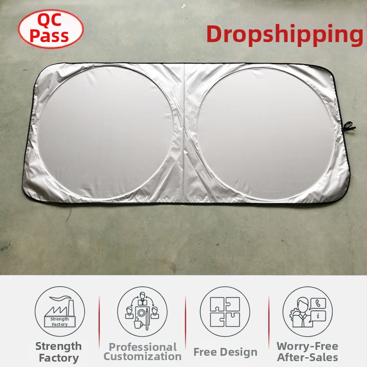 Panel proti slnku na nákladné auto s lepiacim montážnym systémom, materiál strieborná páska, všeobecná kompatibilita, hmotnosť 0,52 kg