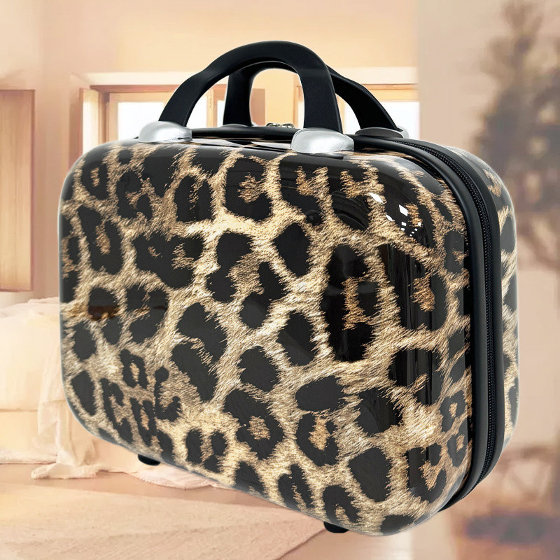 Chi Weng 3 gab. leopardu printa bagāžas komplekts ceļojumiem – ritināmi kufri