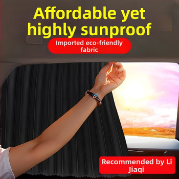 Magnetinės galinės automobilių langų užuolaidos – universali tinka, storas nepermatomas poliesteris, saulės apsauga, šilumos izoliacija, privatumas, pritaikomi