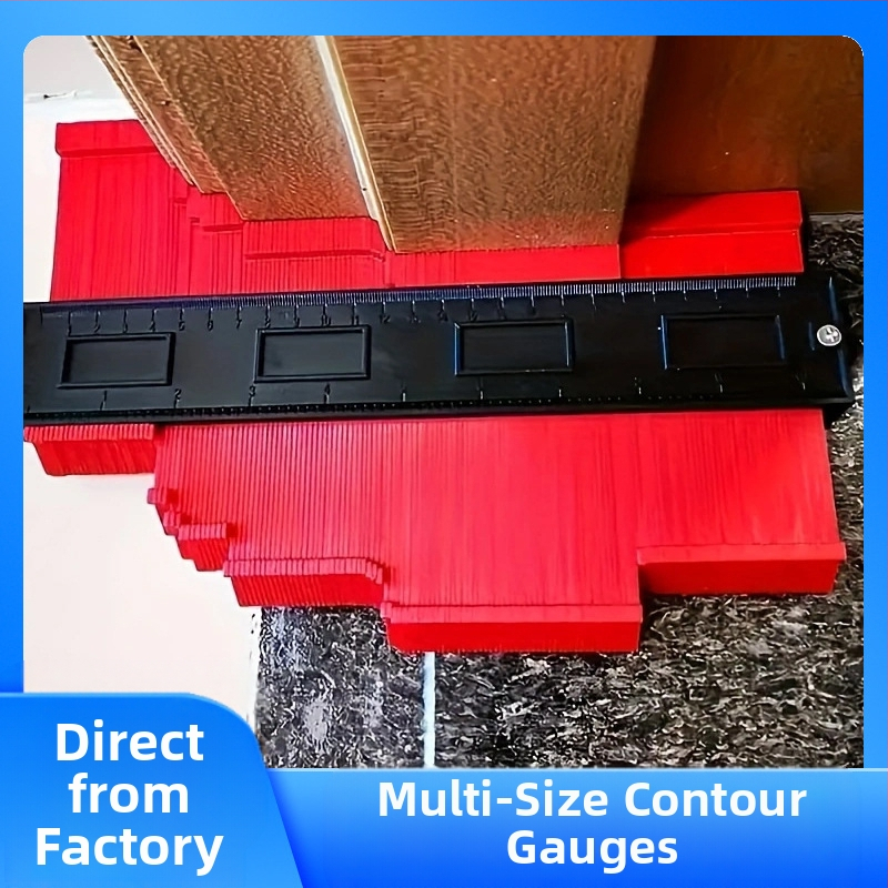 Контурен профилиращ измервател за неравни форми, ABS пластмаса, измерване на радиус, за дървообработване