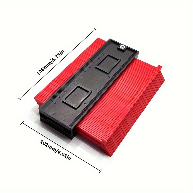 Контурен профилиращ измервател за неравни форми, ABS пластмаса, измерване на радиус, за дървообработване