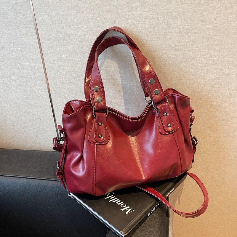 Torba Tote velikog kapaciteta, PU koža, podstava od poliestera, zatvaranje na zip, skriveni džep sa zipom