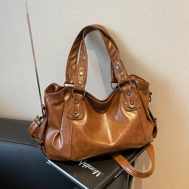 Torba Tote velikog kapaciteta, PU koža, podstava od poliestera, zatvaranje na zip, skriveni džep sa zipom