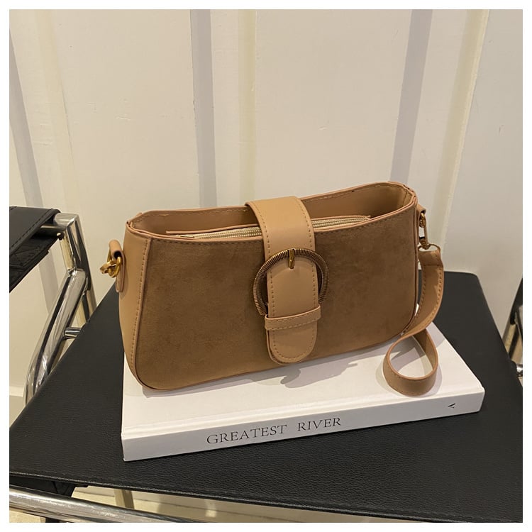 PU чанта през рамо, хоризонтална квадратна форма, уличен стил, магнитно закопчаване, вътрешен ID джоб, единична презрамка