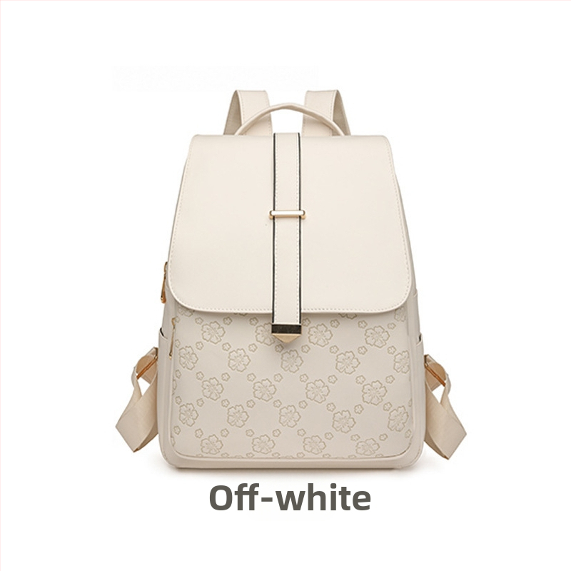 Dámsky batoh z nylonu, jar 2025, kórejský štýl, zapínanie na zips, vnútorné vrecká (zipsové vrecko, vrecko na telefón)