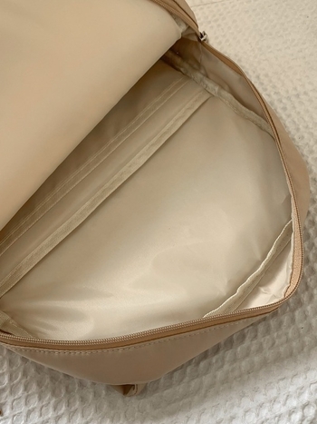 Σχολική τσάντα σε κορεατικό στυλ, ελαφριά, με μεγάλη χωρητικότητα, αδιάβρονο νάιλον, κατάλληλη για φορητό 14 ιντσών, για κορίτσια