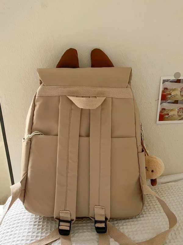 Školska torba u korejskom stilu, lagana, s velikim kapacitetom, vodootporni najlon, kompatibilan s 14-inčnim prijenosnim računalom, za djevojčice