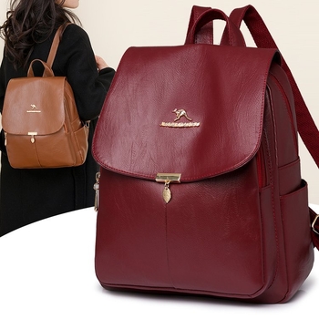 PU ruksak sa zatvaračem, mekana konstrukcija, unutarnja džep, za rekreacijska putovanja, proljeće 2025