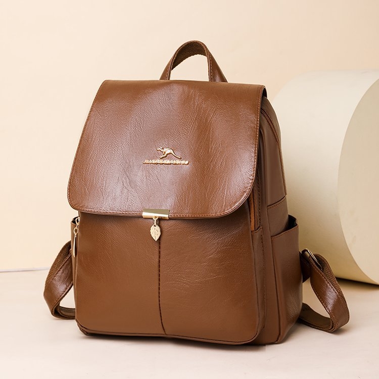 PU ruksak sa zatvaračem, mekana konstrukcija, unutarnja džep, za rekreacijska putovanja, proljeće 2025