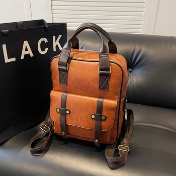 Unisex nylon ruksak s geometrijskim uzorkom, kompatibilan s 14-inčnim prijenosnikom, kapacitet ispod 20 L, ulični stil, dnevni ruksak