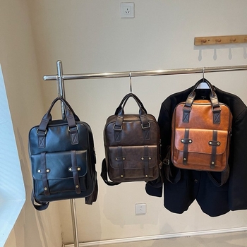 Unisex νάιλον σακίδιο πλάτης με γεωμετρικό σχέδιο, συμβατό με φορητό 14 ιντσών, χωρητικότητα κάτω από 20 λίτρα, street-style καθημερινό σακίδιο