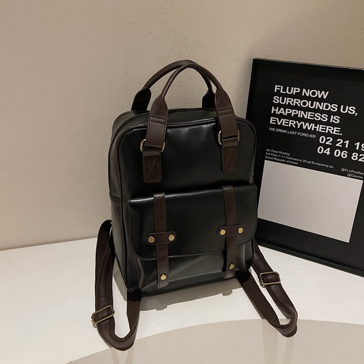 Unisex nylon ruksak s geometrijskim uzorkom, kompatibilan s 14-inčnim prijenosnikom, kapacitet ispod 20 L, ulični stil, dnevni ruksak