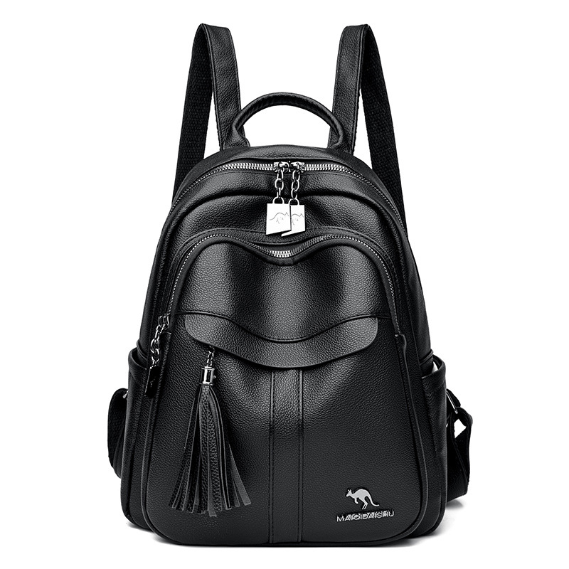 Ženski ruksak – gradski minimalistički stil, PU materijal, zatvaranje na zip, protiv krađe i otpornost na udarce, vodonepropusnost pri prskanju vode