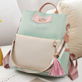 Ženski ruksak za outdoor — Najlon, Vodootporan, Zatvarač, ID džep, Velika kapaciteta