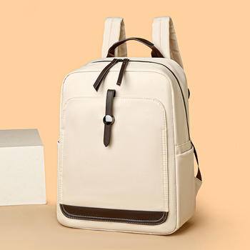 Utcai trend hátizsák, könnyű utazáshoz, cipzáras zárás, belső cipzáras zseb, poliészter bélés