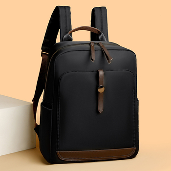 Utcai trend hátizsák, könnyű utazáshoz, cipzáras zárás, belső cipzáras zseb, poliészter bélés