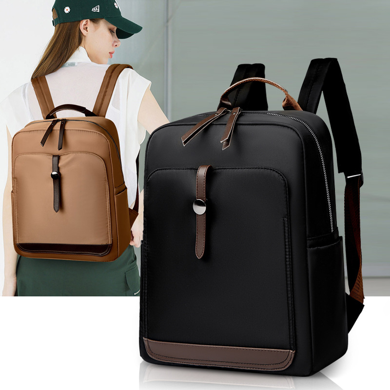 Utcai trend hátizsák, könnyű utazáshoz, cipzáras zárás, belső cipzáras zseb, poliészter bélés