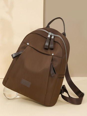 Ruksak u urbanom minimalističkom stilu, Oxford tkanina, zatvaranje na zip, unutarnji pretinci: pretinac sa zipom i pretinac za mobitel, podstava od tkanine