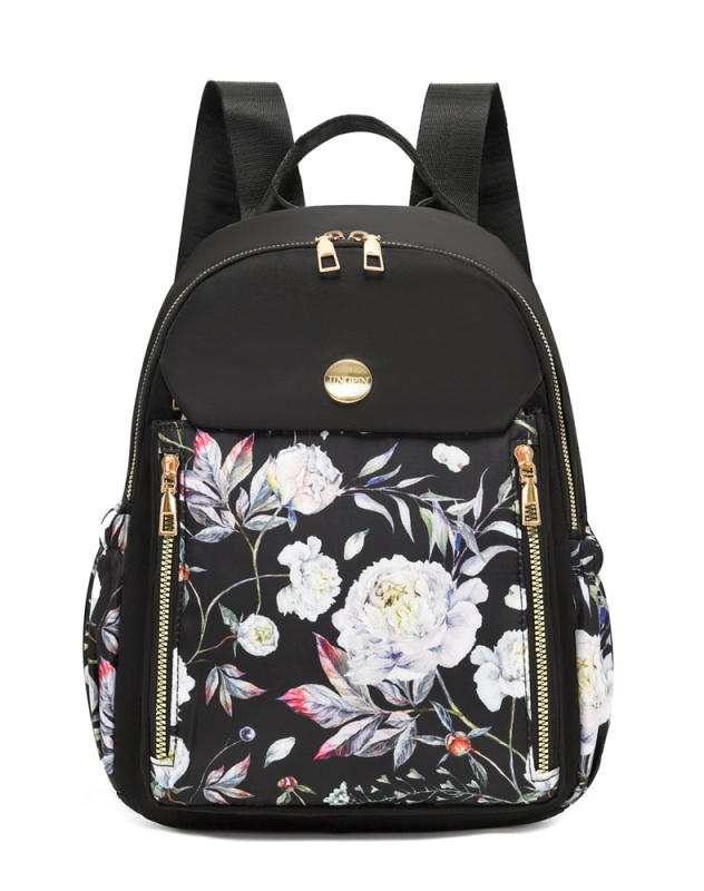 Ruksak za svakodnevnu upotrebu, gradski stil, najlon, zatvaranje na zip, unutarnja džep sa zatvaračem, proljeće 2025