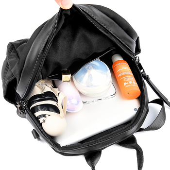 Ženski ruksak od Oxford platna, izdanje 2024., lagan i stylish za svakodnevnu upotrebu; zatvaranje na zip; unutarnje pregrade: tajna zip pretinac, pretinac za mobitel, sandwich zip pretinac; podstava poliesterska; prozračan i smanjuje opterećenje