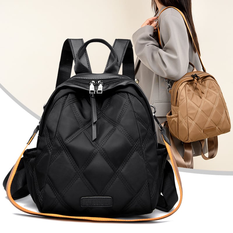 Ženski ruksak od Oxford platna, izdanje 2024., lagan i stylish za svakodnevnu upotrebu; zatvaranje na zip; unutarnje pregrade: tajna zip pretinac, pretinac za mobitel, sandwich zip pretinac; podstava poliesterska; prozračan i smanjuje opterećenje