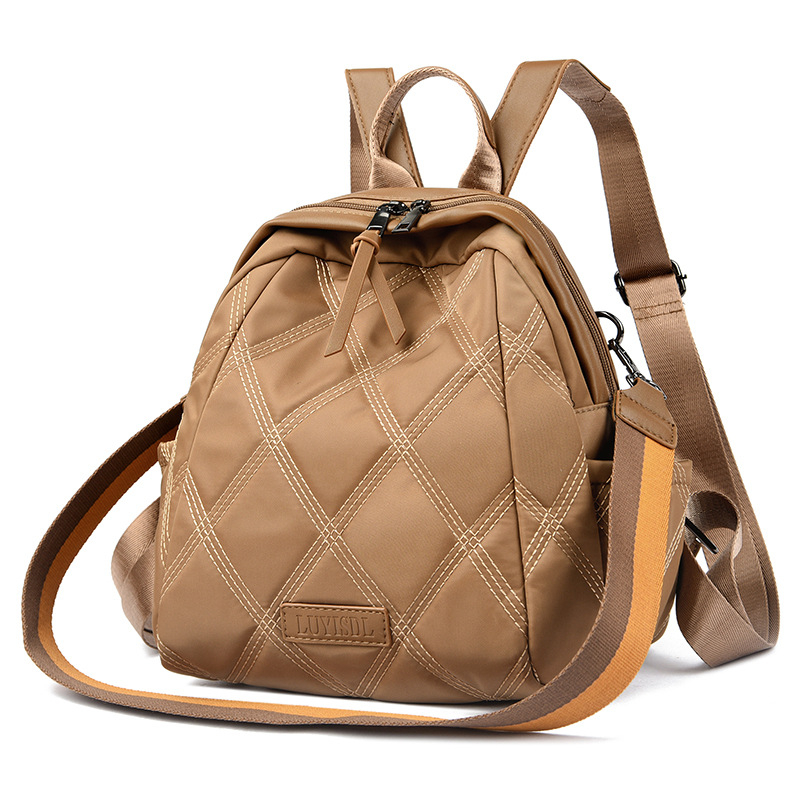 Ženski ruksak od Oxford platna, izdanje 2024., lagan i stylish za svakodnevnu upotrebu; zatvaranje na zip; unutarnje pregrade: tajna zip pretinac, pretinac za mobitel, sandwich zip pretinac; podstava poliesterska; prozračan i smanjuje opterećenje