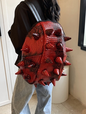 Unisex PU ruksak, kapacitet 20–35L, vodootporan, životinjski uzorak (PU, 20–35L, vodootporan, unisex, životinjski uzorak)