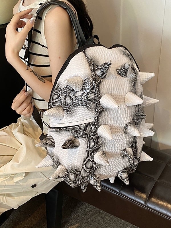 Unisex PU ruksak, kapacitet 20–35L, vodootporan, životinjski uzorak (PU, 20–35L, vodootporan, unisex, životinjski uzorak)