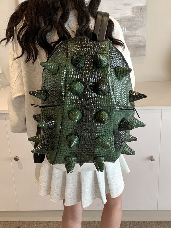 Unisex PU ruksak, kapacitet 20–35L, vodootporan, životinjski uzorak (PU, 20–35L, vodootporan, unisex, životinjski uzorak)