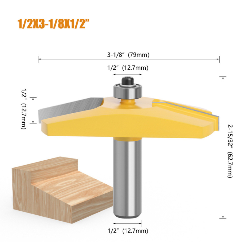 Ajtó élező maró, 12-szárú, gömbcsúcsú élező, faipari