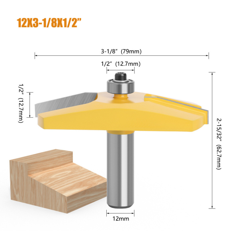 Ajtó élező maró, 12-szárú, gömbcsúcsú élező, faipari