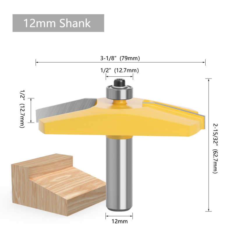 Ajtó élező maró, 12-szárú, gömbcsúcsú élező, faipari