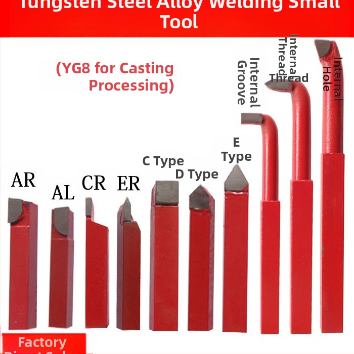 Sada nástrojov pre nástrojový sústruh - zvárací nástroj na obrábanie, značka YDL