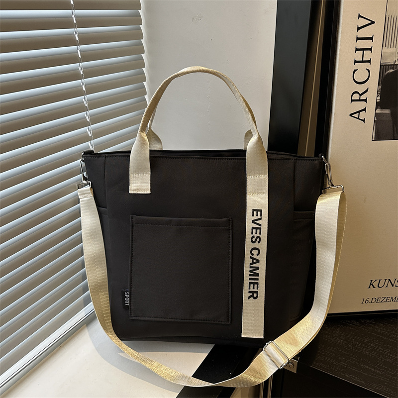 Unisex torba preko ramena od Oxford tkanine, vodootporna, velika kapaciteta, zatvarač