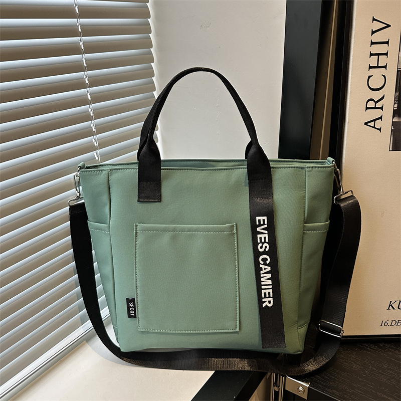 Unisex torba preko ramena od Oxford tkanine, vodootporna, velika kapaciteta, zatvarač