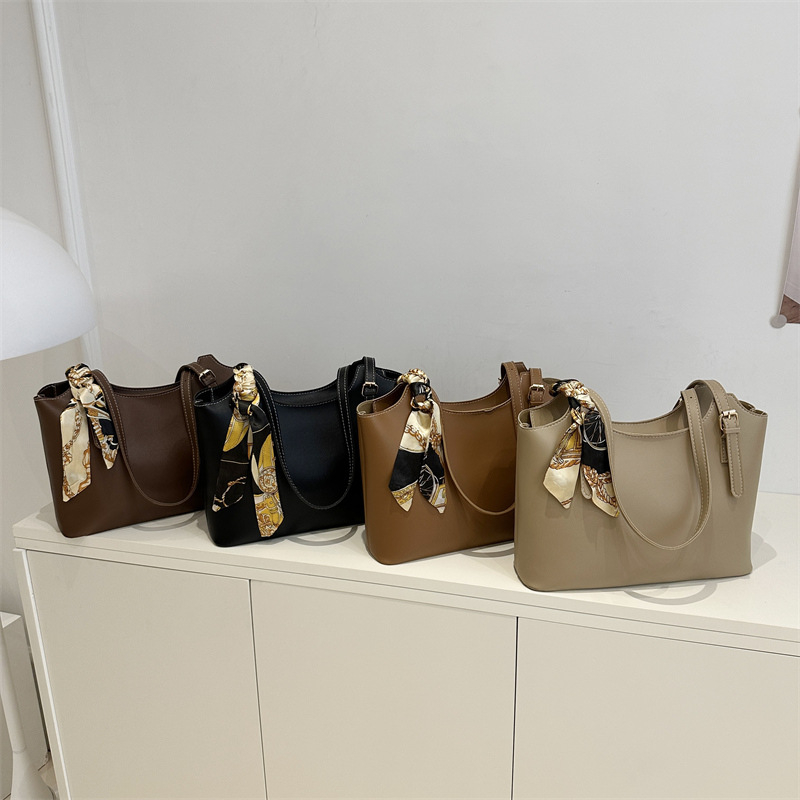 Crossbody Tote torba od PU, horizontalnog kvadratnog oblika, zatvaranje sa zatvaračem, unutarnji tajni džep sa zatvaračem