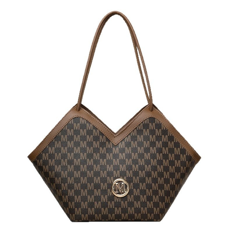 PU кожена Tote чанта - градска простота, хоризонтална квадратна форма, цип за затваряне, вътрешен джоб за телефон