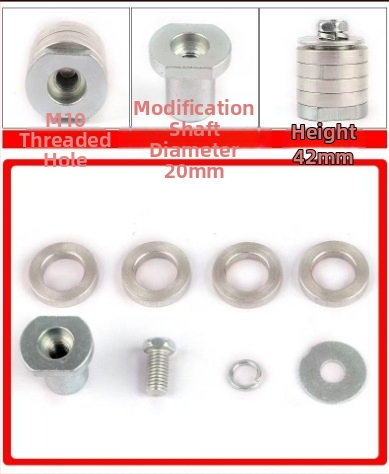 Аксесоар за модифициран ъглошлайф за слот-машина с галванизиран адаптер, 125/100, алуминиева конструкция