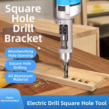 Stabilus kvaršto skylės grąžto laikiklis rankiniams ir staliniams grąžtams, konvertuojamas į rankinį grąžtą