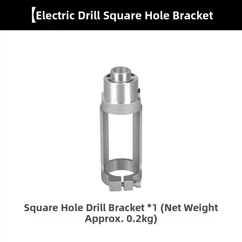 Stabilus kvaršto skylės grąžto laikiklis rankiniams ir staliniams grąžtams, konvertuojamas į rankinį grąžtą