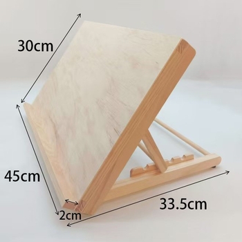 Ξύλινο επιτραπέζιο καβαλέτο για φοιτητές τέχνης, αναδιπλούμενο και φορητό, κεκλιμένος πίνακας ζωγραφικής από πεύκο